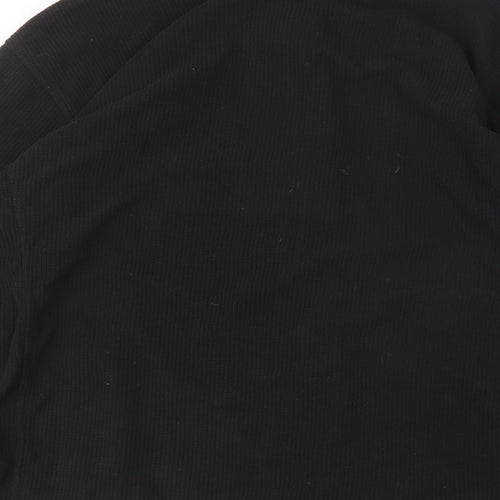 Trespass Mens Black  Polyester Full Zip Sweatshirt Size S