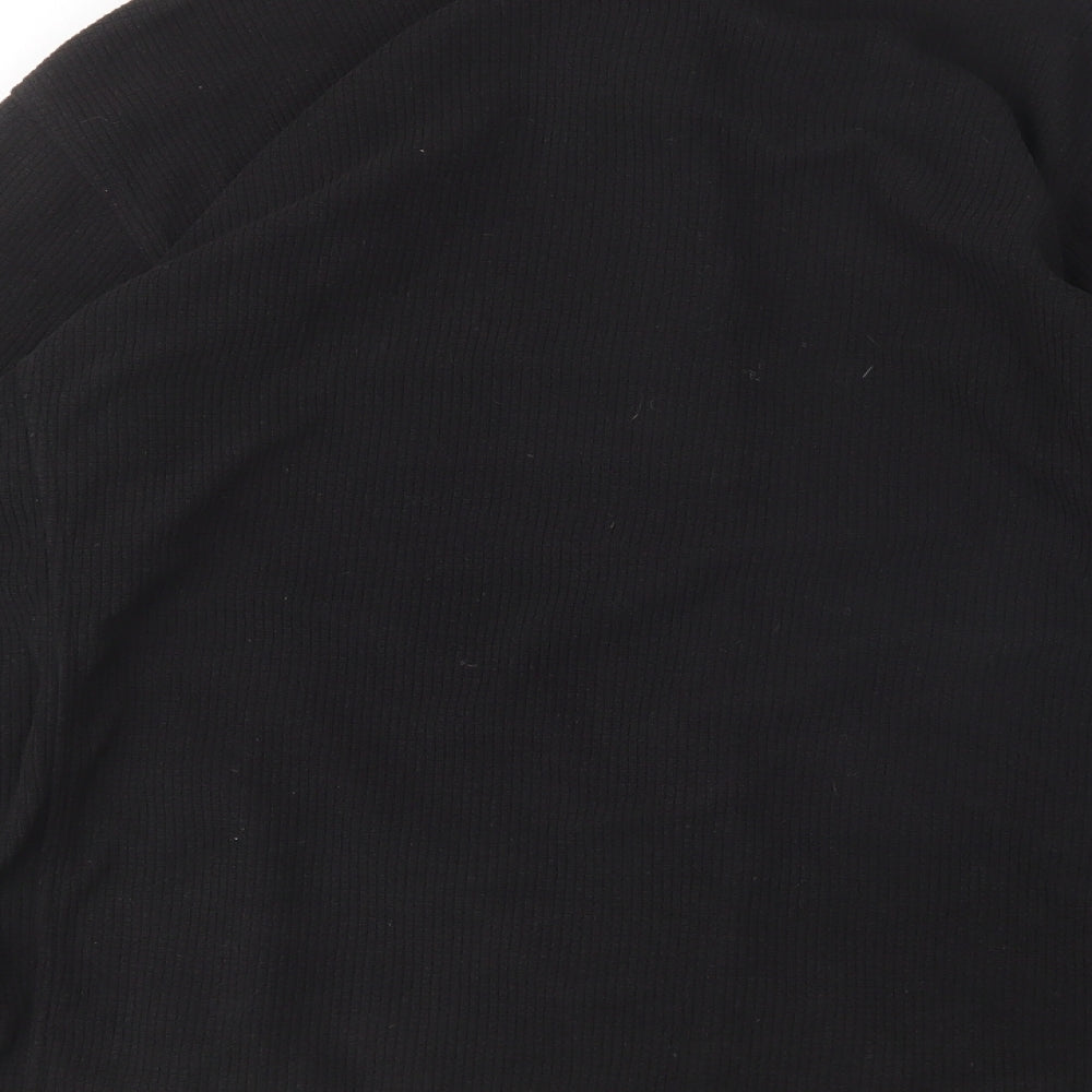 Trespass Mens Black  Polyester Full Zip Sweatshirt Size S