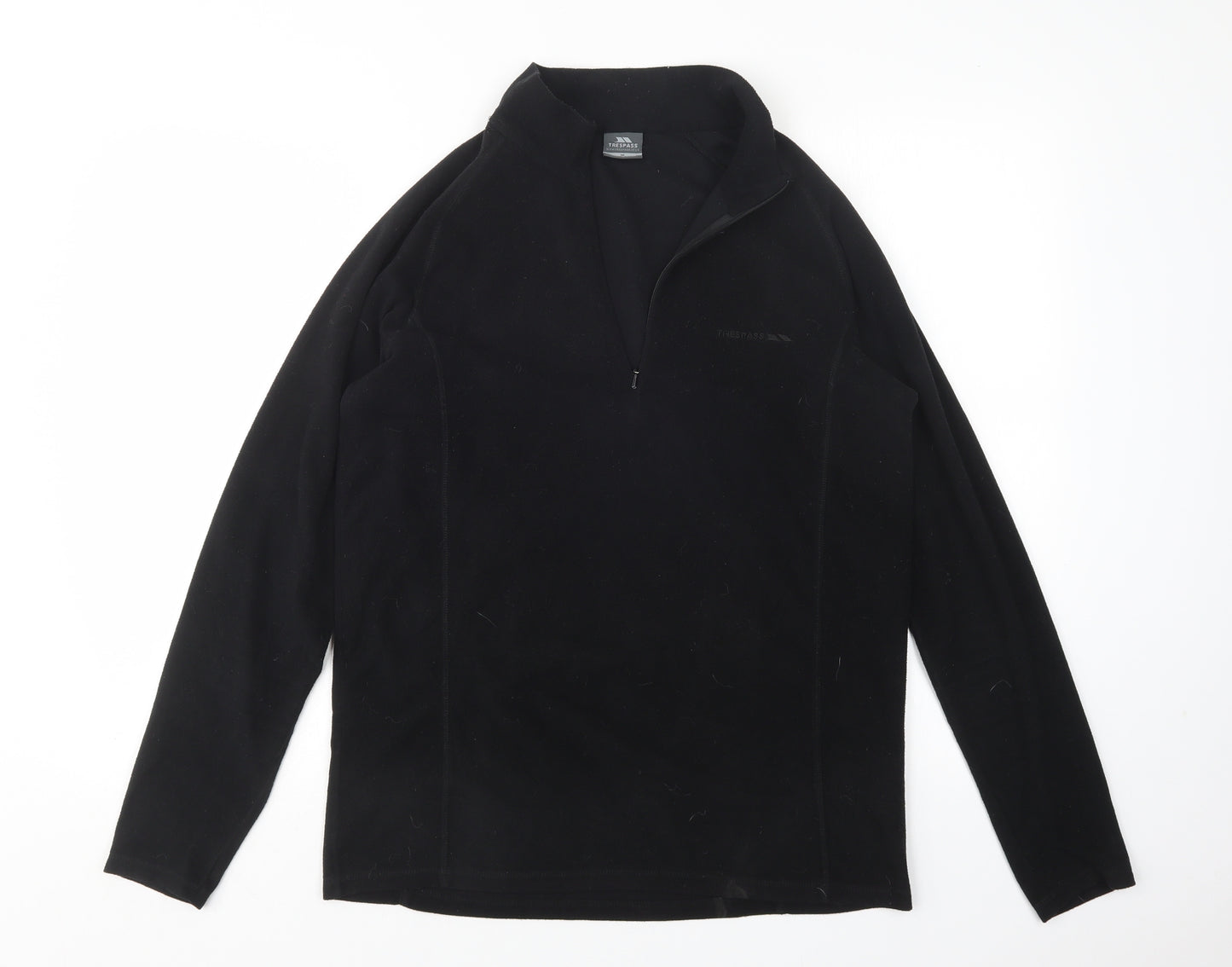 Trespass Mens Black  Polyester Pullover Sweatshirt Size M
