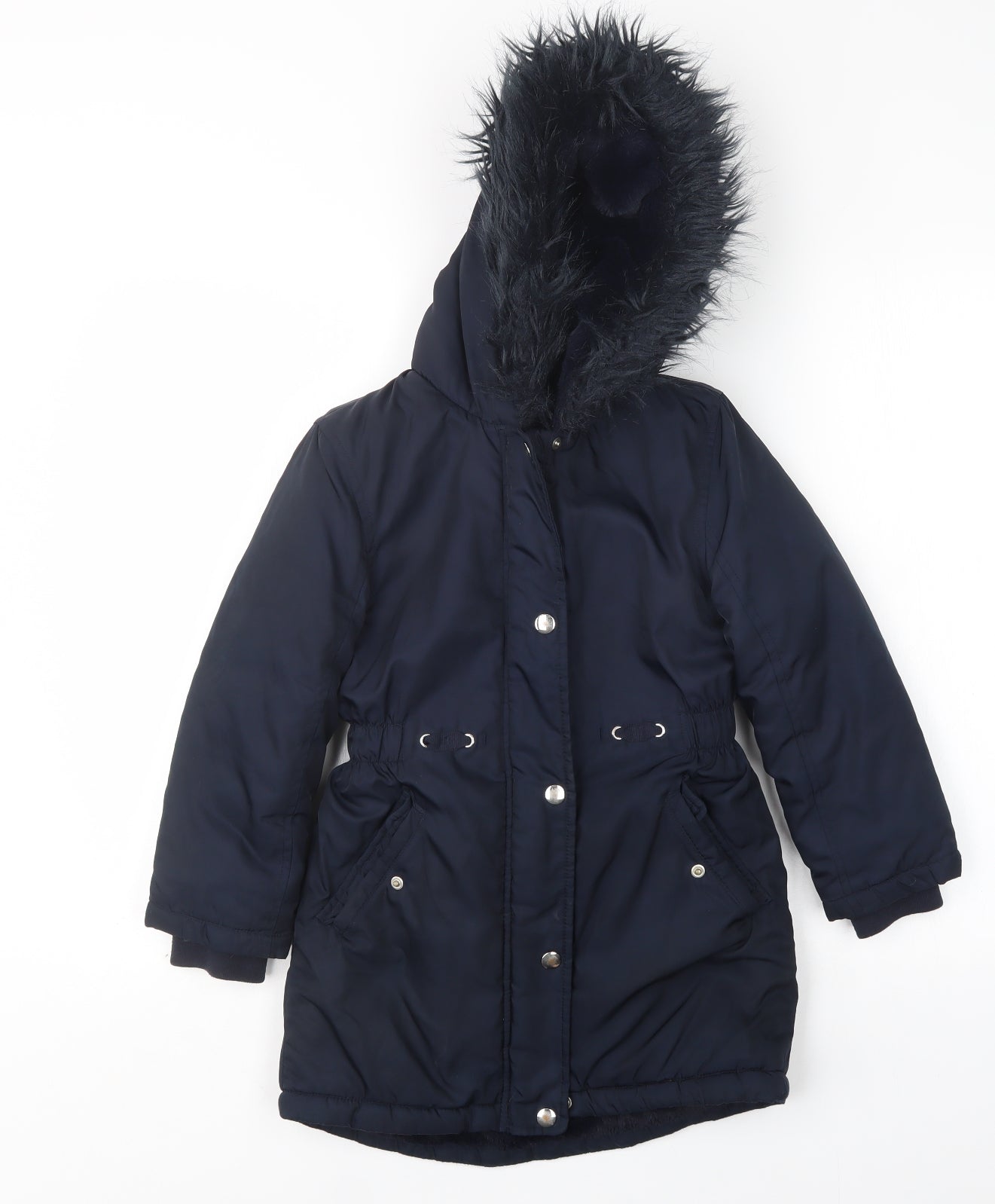 BlueZoo Girls Blue   Parka Coat Size 7-8 Years