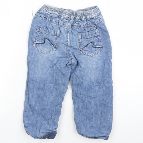 TU Baby Blue  Cotton  Jeans Size 18-24 Months   - baby bear