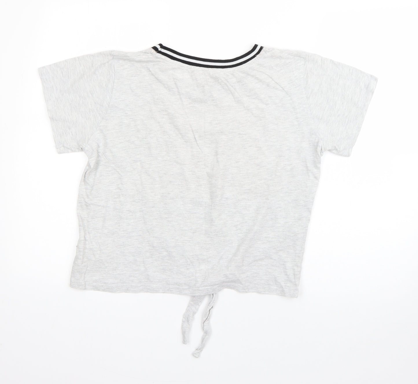 Love to Lounge Womens Green  Cotton Basic T-Shirt Size M Round Neck