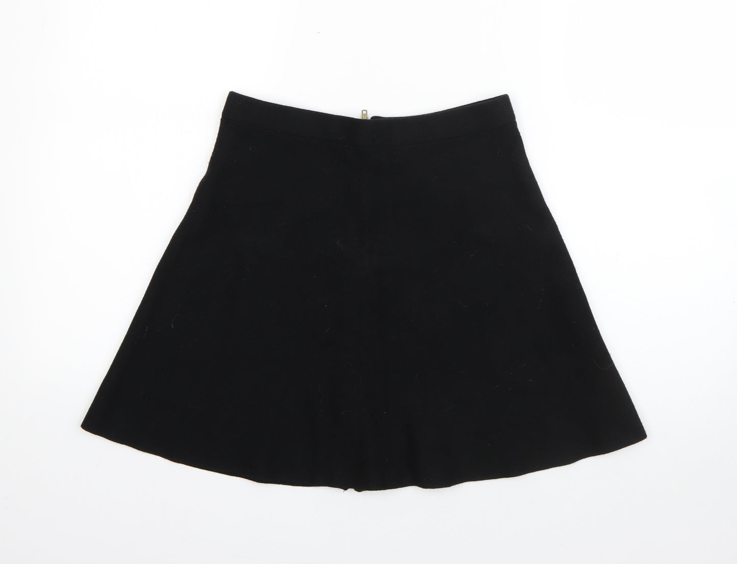 Atmosphere Womens Black  Viscose A-Line Skirt Size 10   Zip