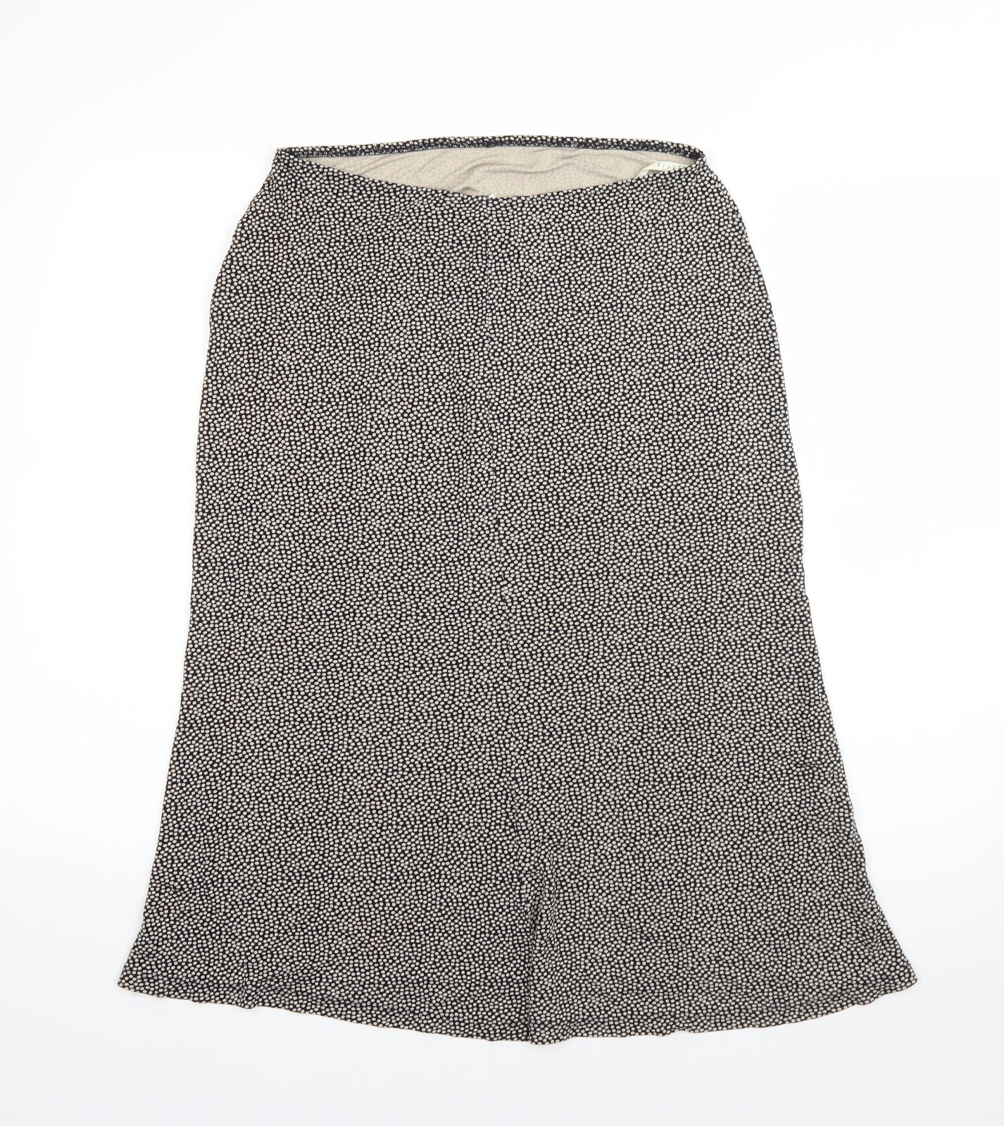 Precis Womens Black Polka Dot Viscose Straight & Pencil Skirt Size 12