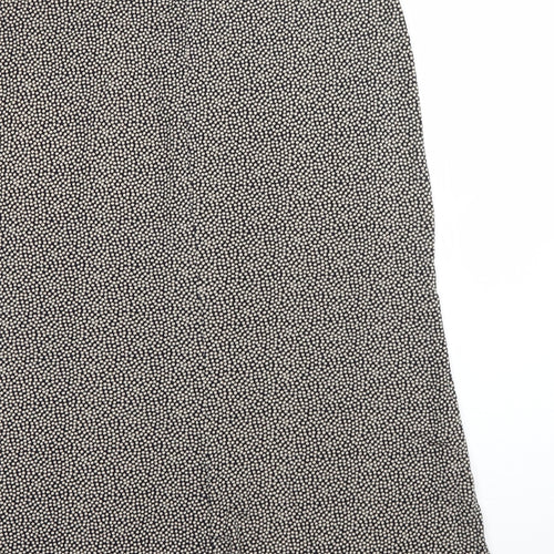 Precis Womens Black Polka Dot Viscose Straight & Pencil Skirt Size 12