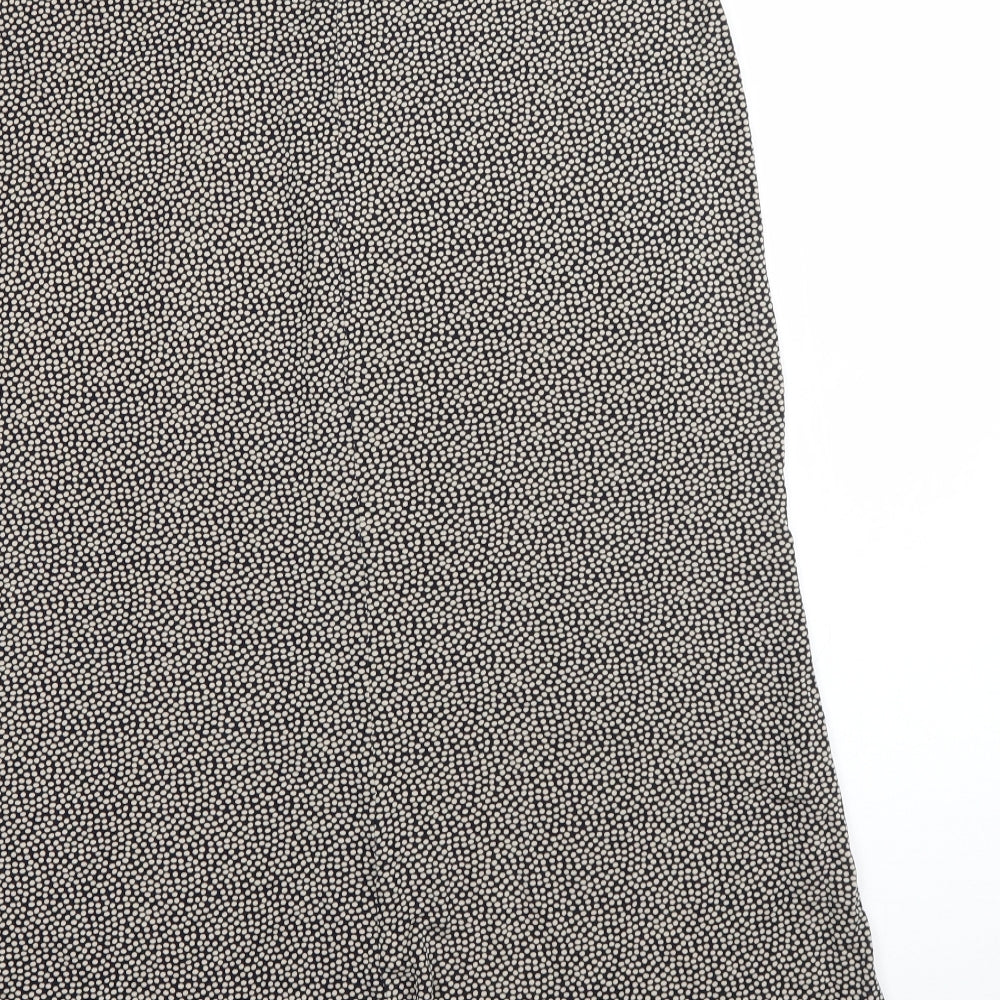 Precis Womens Black Polka Dot Viscose Straight & Pencil Skirt Size 12