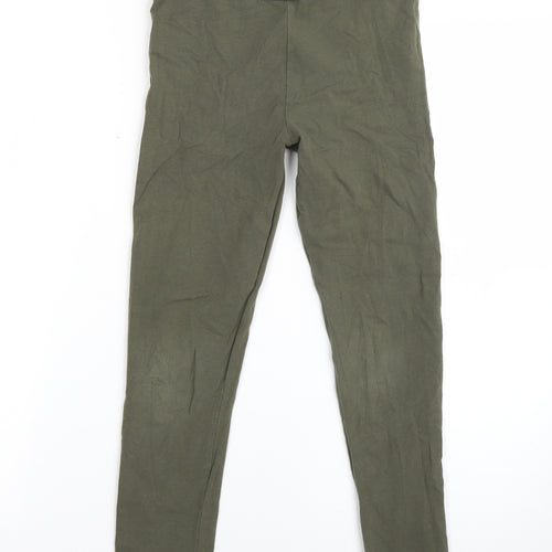 River Island Girls Green  Cotton  Pyjama Pants Size 9-10 Years