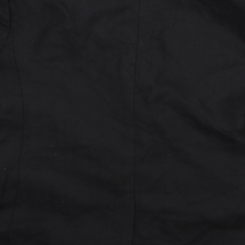 Topshop Womens Black   Jacket Blazer Size 12  Button