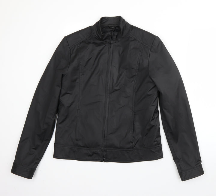 New Look Womens Black Jacket Size 12 Zip