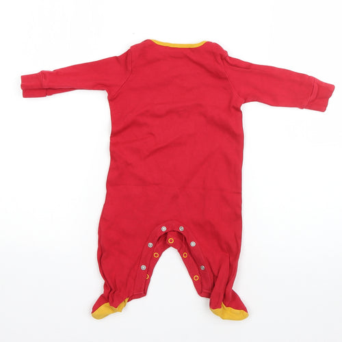 NEXT Boys Red  Cotton Babygrow One-Piece Size 3-6 Months   - DC The Flash