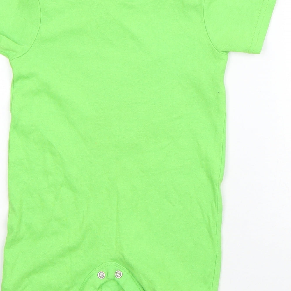 George Boys Green  Cotton Babygrow One-Piece Size 3-6 Months   - Monsters Inc