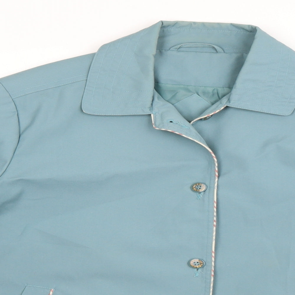 David Barry Womens Blue   Jacket  Size 12  Button