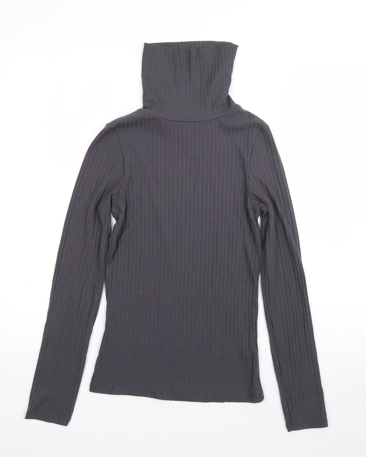 New Look Womens Grey Roll Neck  Viscose Pullover Jumper Size 8