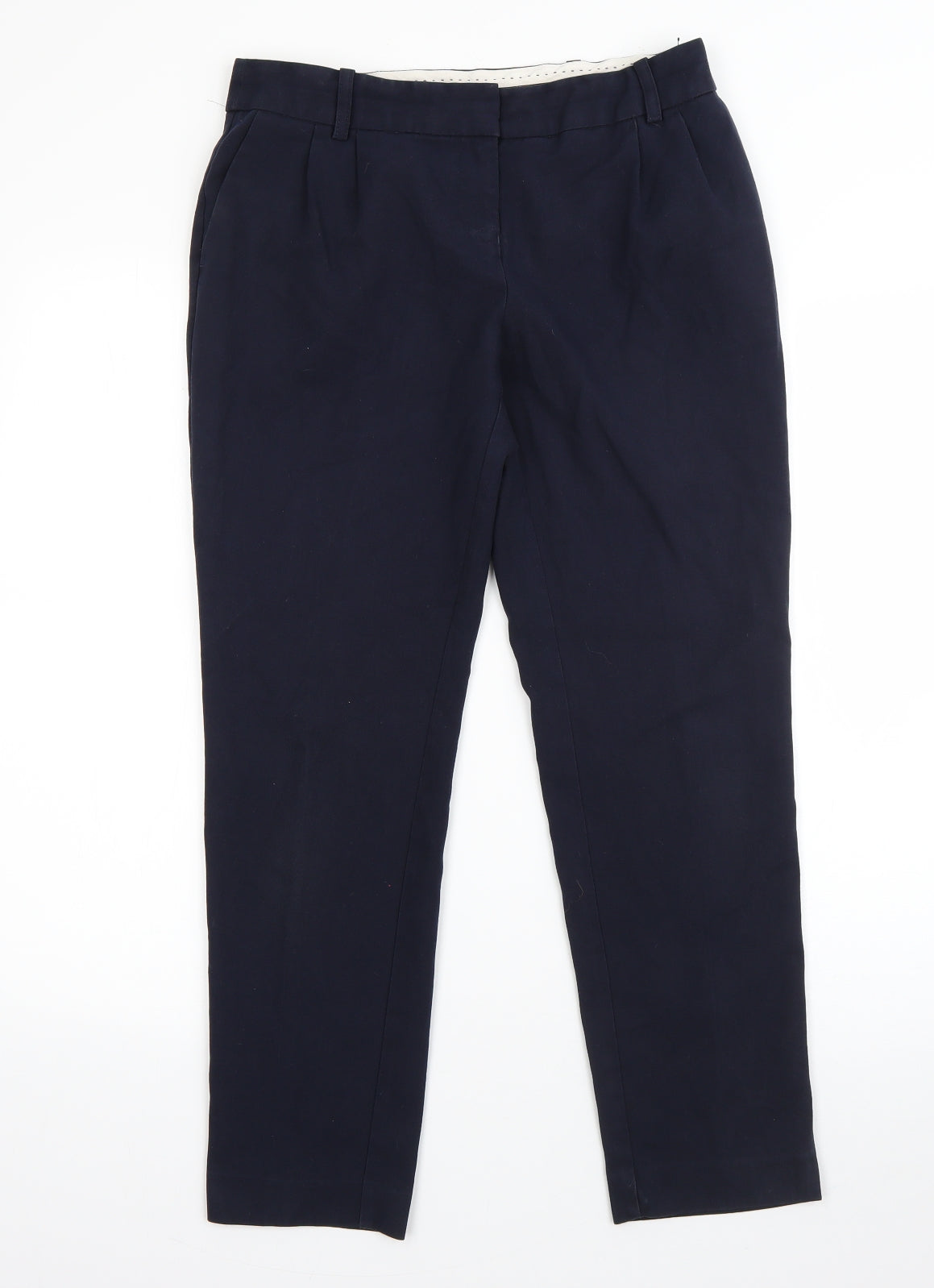 NEXT Womens Blue  Viscose Dress Pants Trousers Size 8 L26 in Regular
