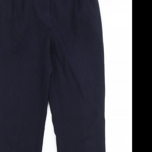 NEXT Womens Blue  Viscose Dress Pants Trousers Size 8 L26 in Regular