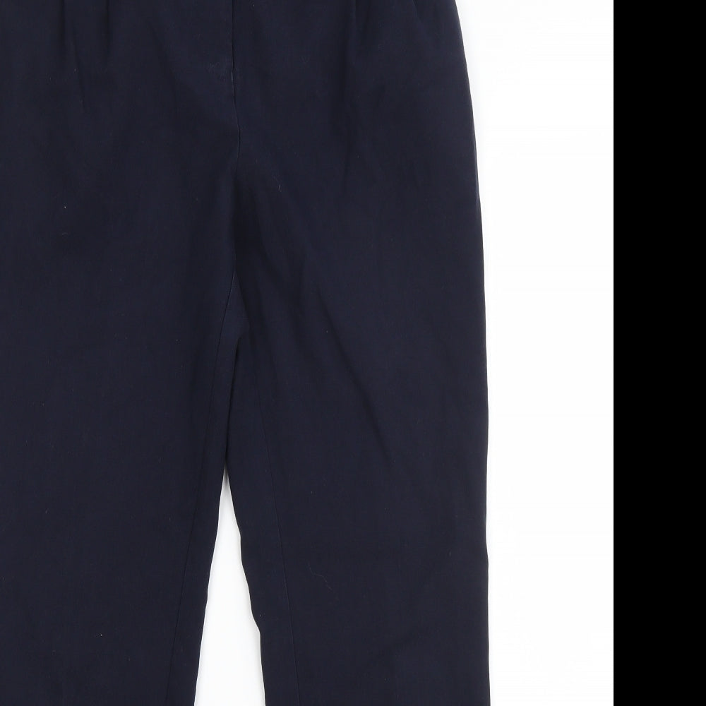 NEXT Womens Blue  Viscose Dress Pants Trousers Size 8 L26 in Regular