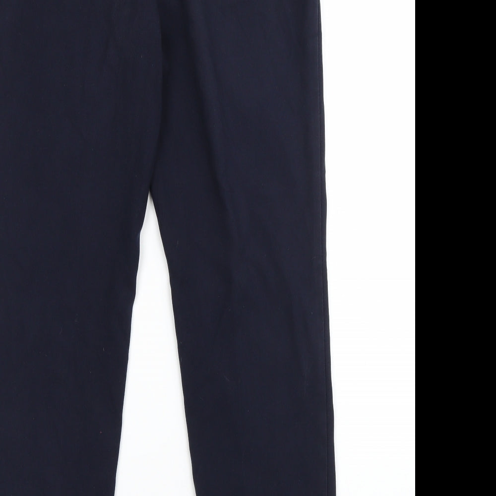 NEXT Womens Blue  Viscose Dress Pants Trousers Size 8 L26 in Regular