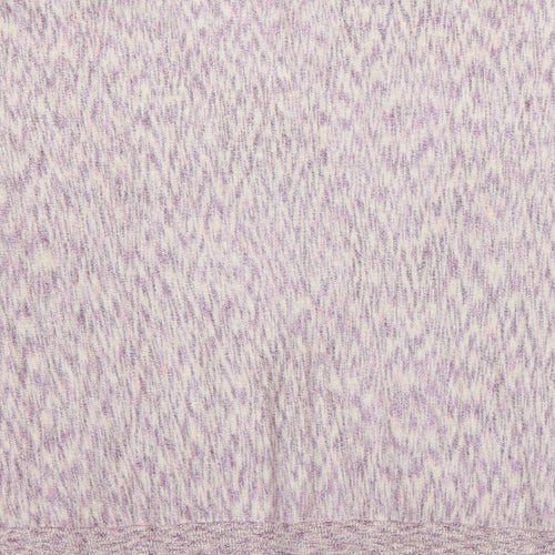 TU Womens Purple Round Neck  Viscose Pullover Jumper Size 12