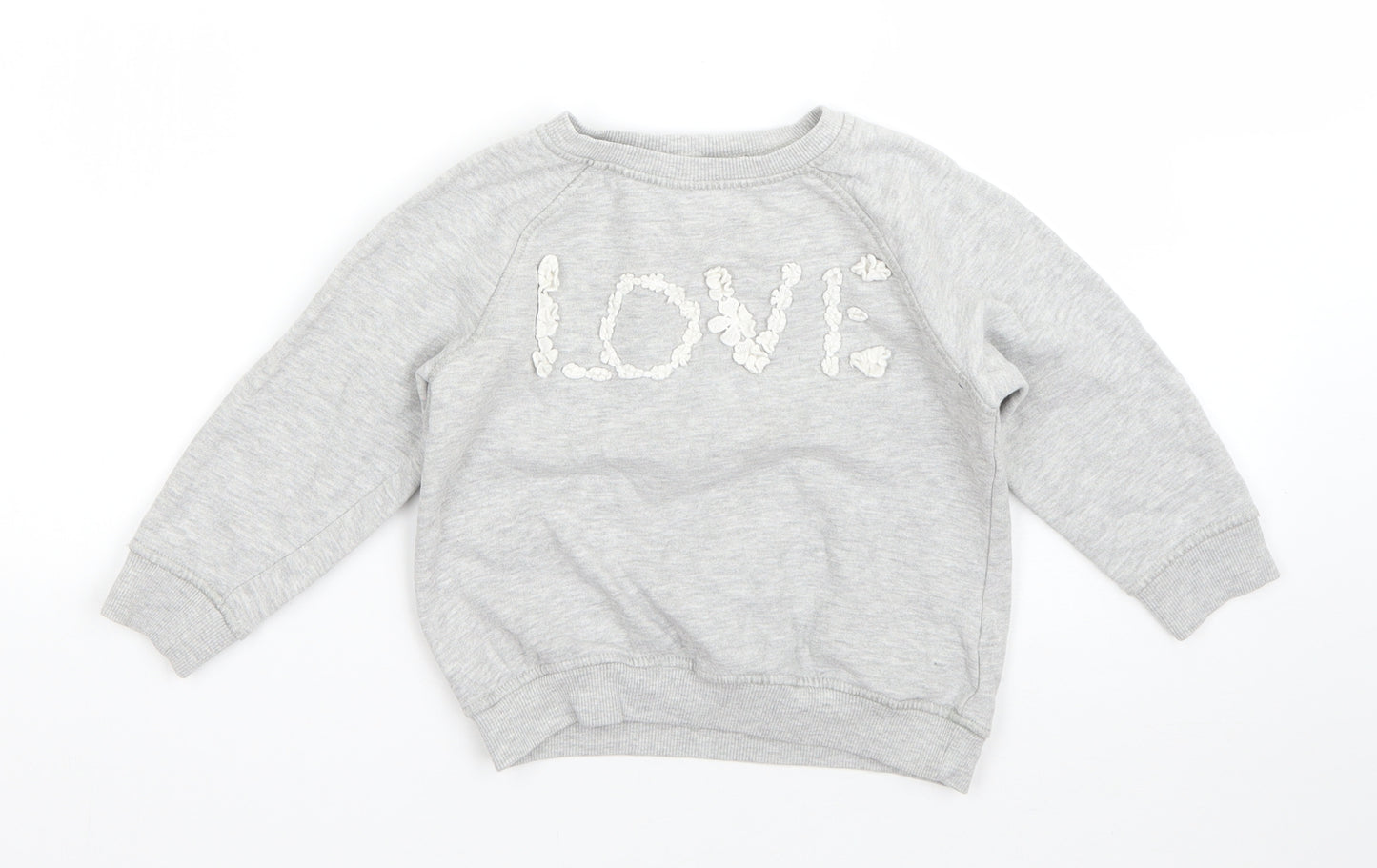 NEXT Boys Grey  Cotton Pullover Sweatshirt Size 4 Years