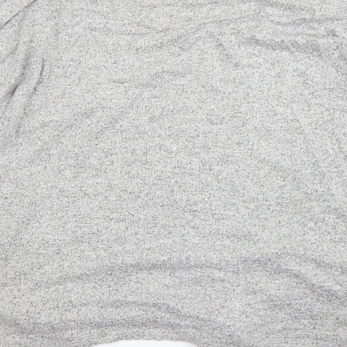 Pep&Co Womens Grey Round Neck  Viscose Pullover Jumper Size 18