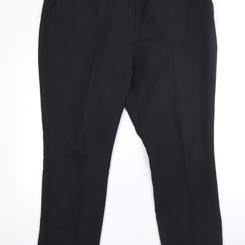 Papaya Womens Grey  Polyester Dress Pants Trousers Size 20 L26 in Regular