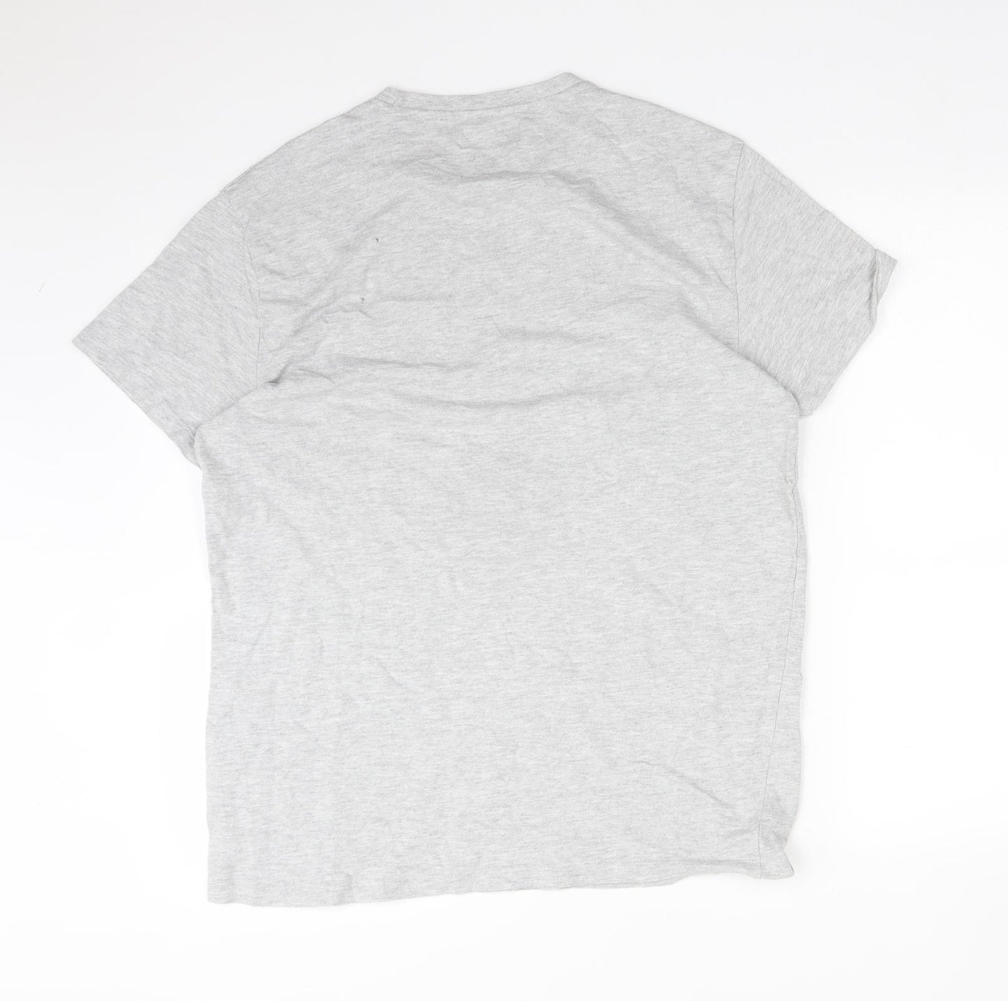 Primark Womens Grey  Cotton Basic T-Shirt Size L Crew Neck - TAKE IT EASY