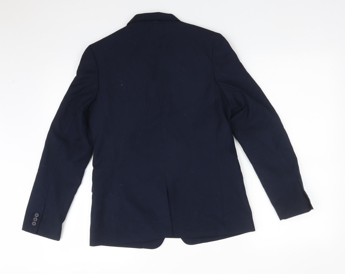 H&M Boys Blue   Jacket Blazer Size 12-13 Years   - SUIT JACKET