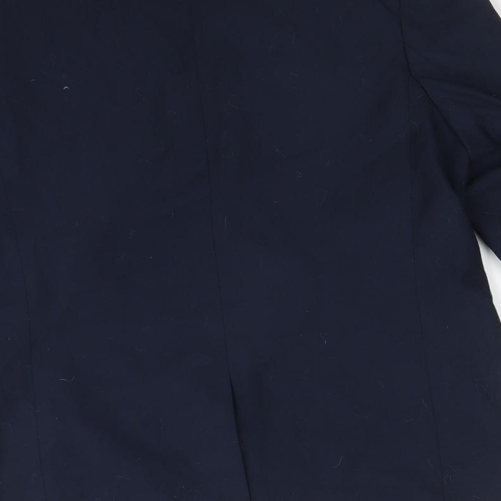 H&M Boys Blue   Jacket Blazer Size 12-13 Years   - SUIT JACKET