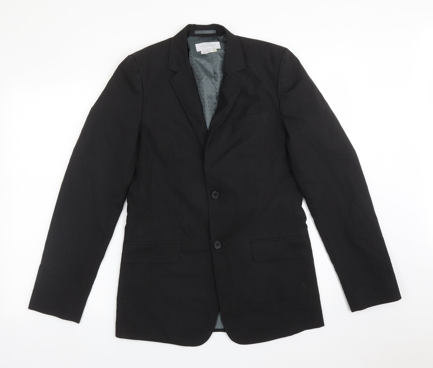 John Lewis Boys Black   Jacket Blazer Size 14 Years   - SUIT JACKET
