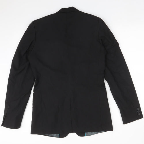 John Lewis Boys Black   Jacket Blazer Size 14 Years   - SUIT JACKET