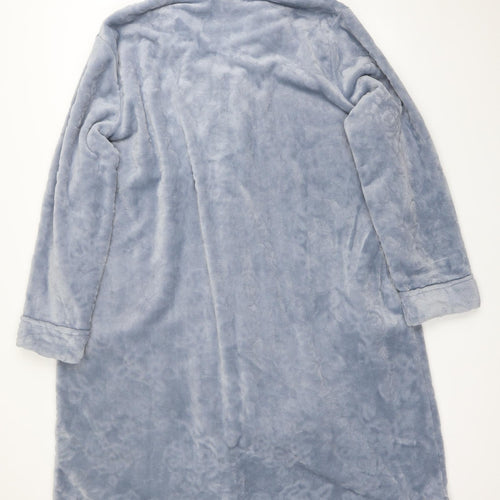 ISLE Womens Blue Floral Polyester  Robe Size XL