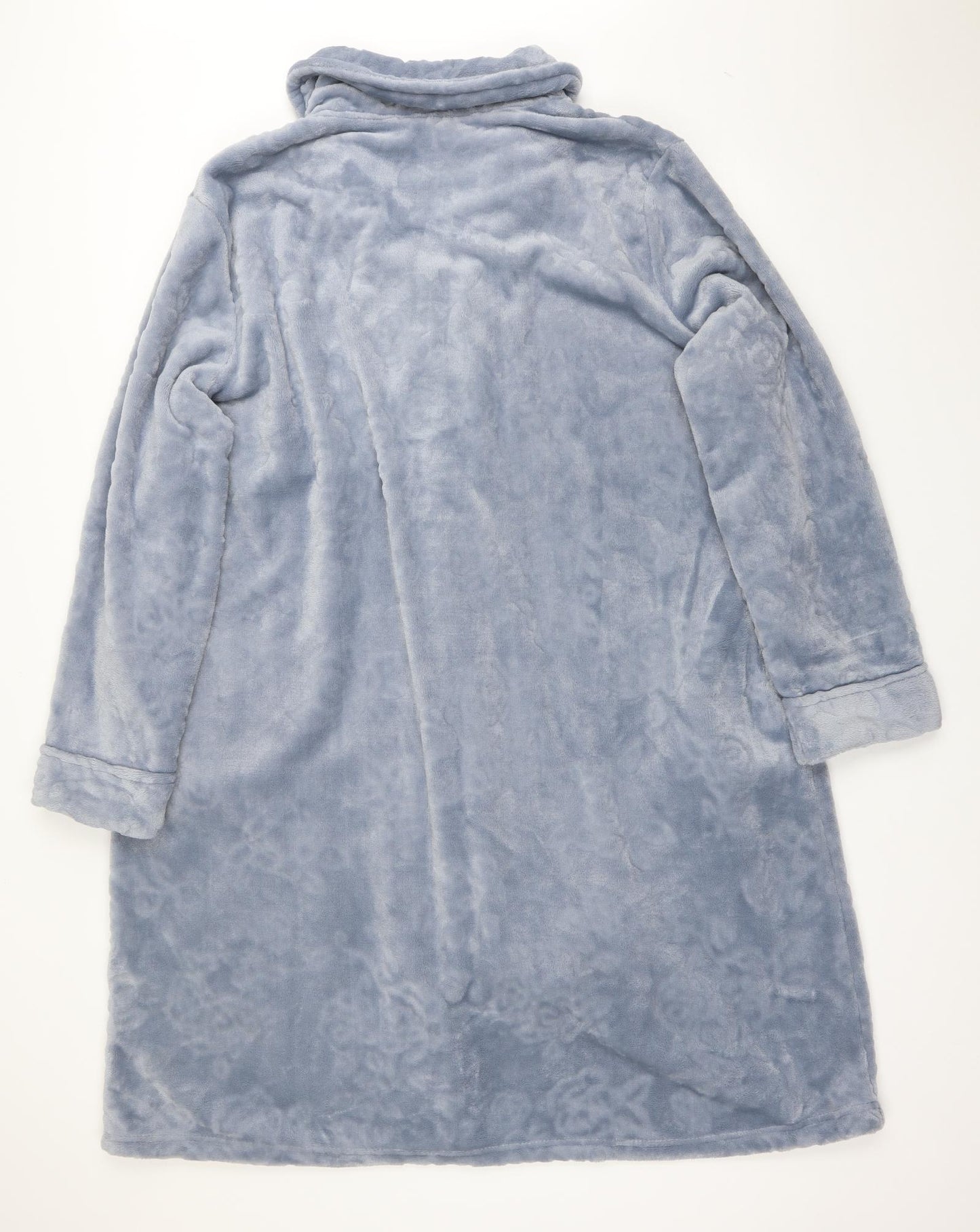 ISLE Womens Blue Floral Polyester  Robe Size XL