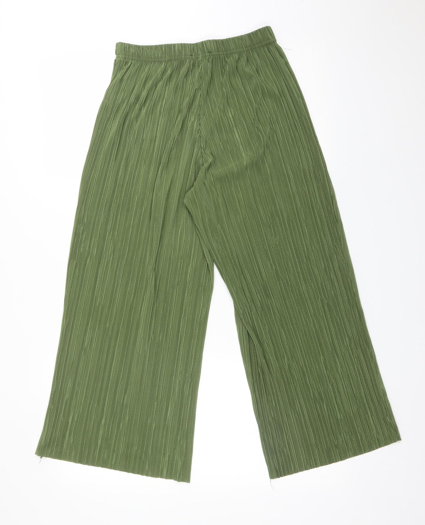 Primark Womens Green  Polyester  Trousers Size 8 L23 in Regular
