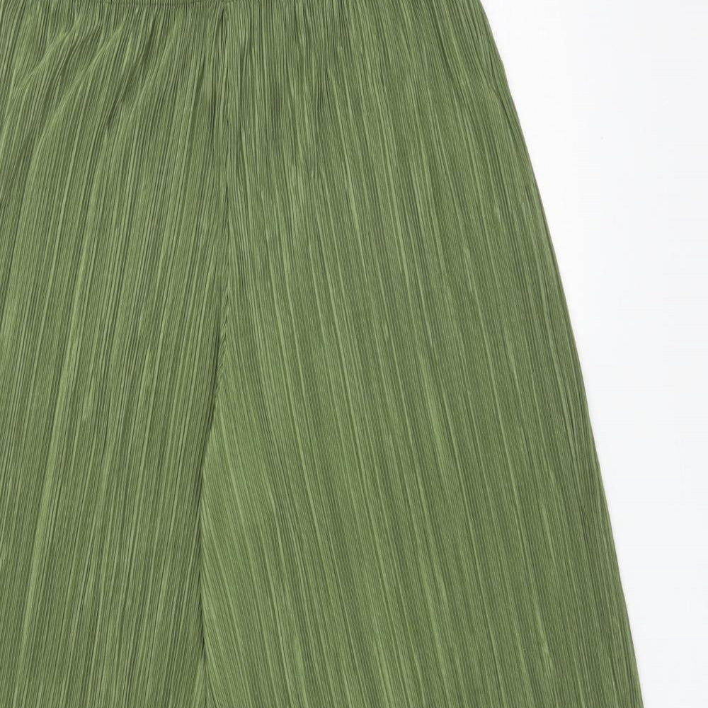 Primark Womens Green  Polyester  Trousers Size 8 L23 in Regular