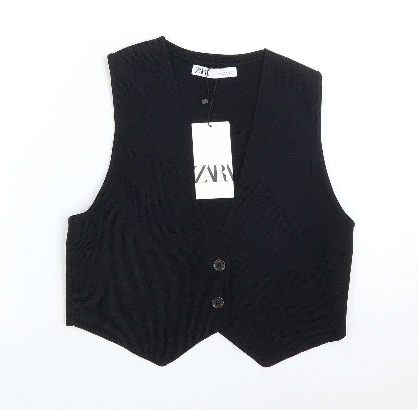 Zara Womens Black   Jacket Waistcoat Size S
