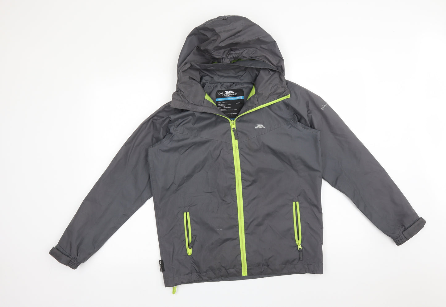 Trespass Boys Grey   Overcoat Coat Size 11-12 Years