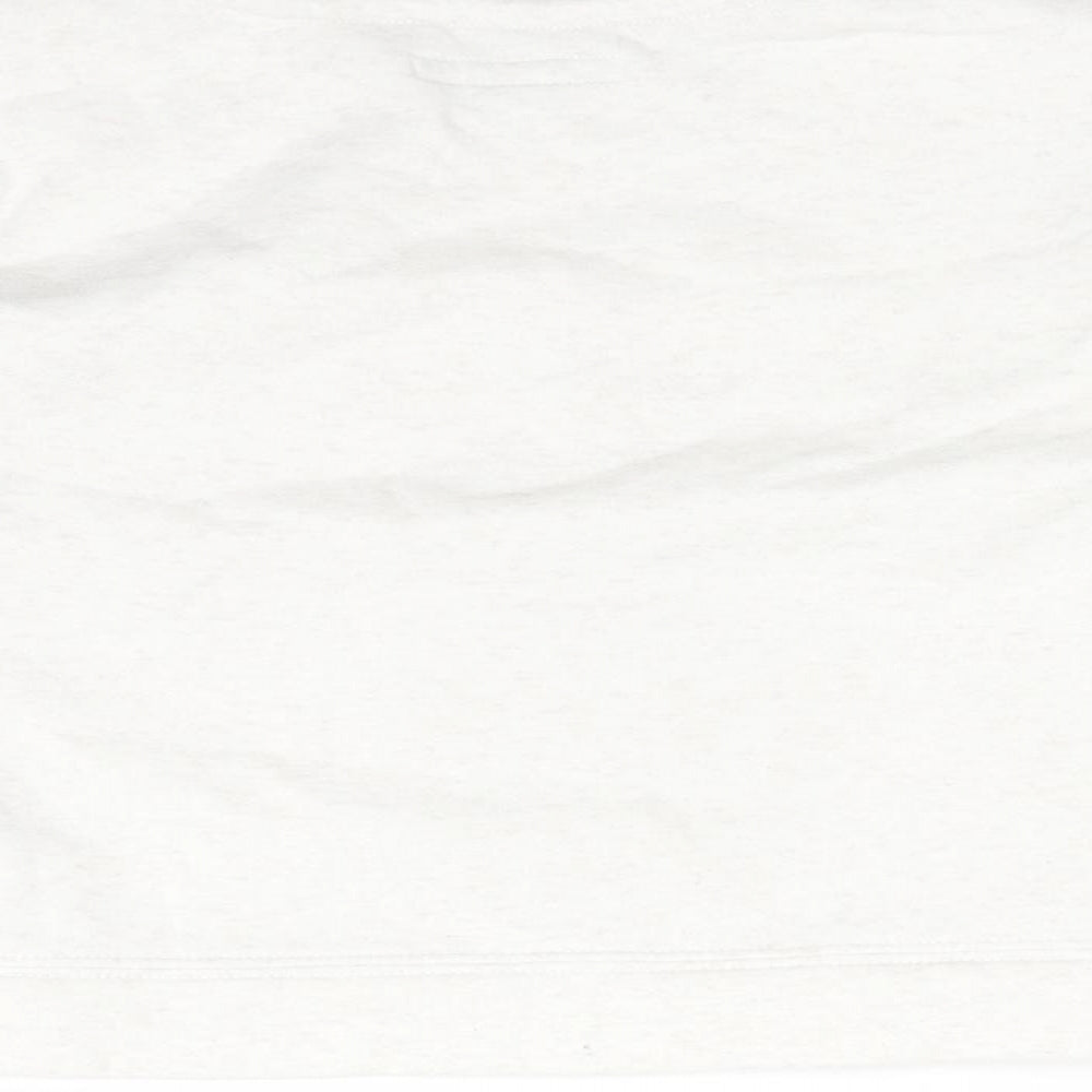 Primark Girls White  Cotton Pullover Sweatshirt Size 4-5 Years   - UNICORN