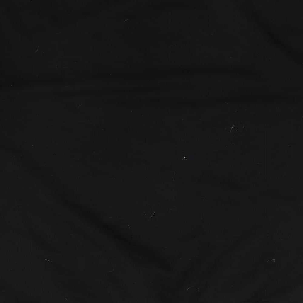 H&M Womens Black  Cotton Pullover Sweatshirt Size S