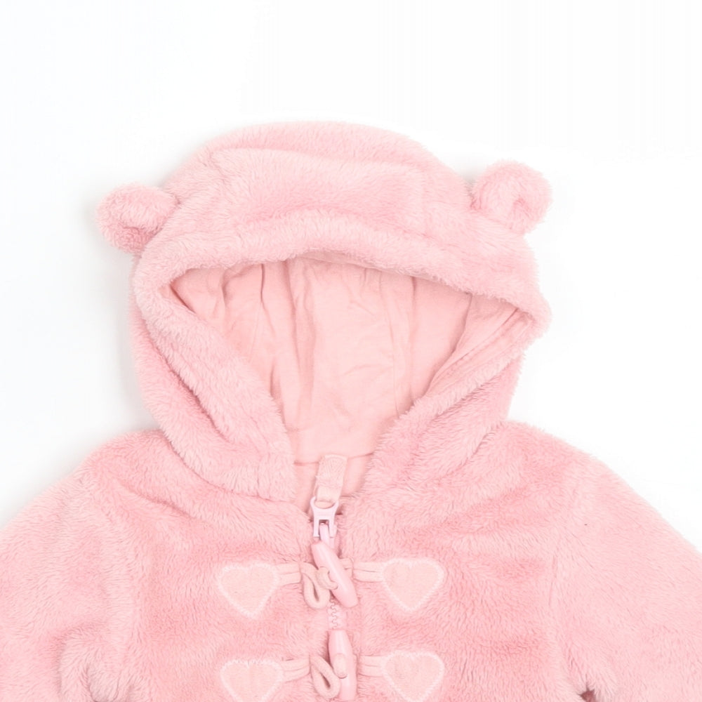 TU Girls Pink   Jacket Coat Size 0-3 Months