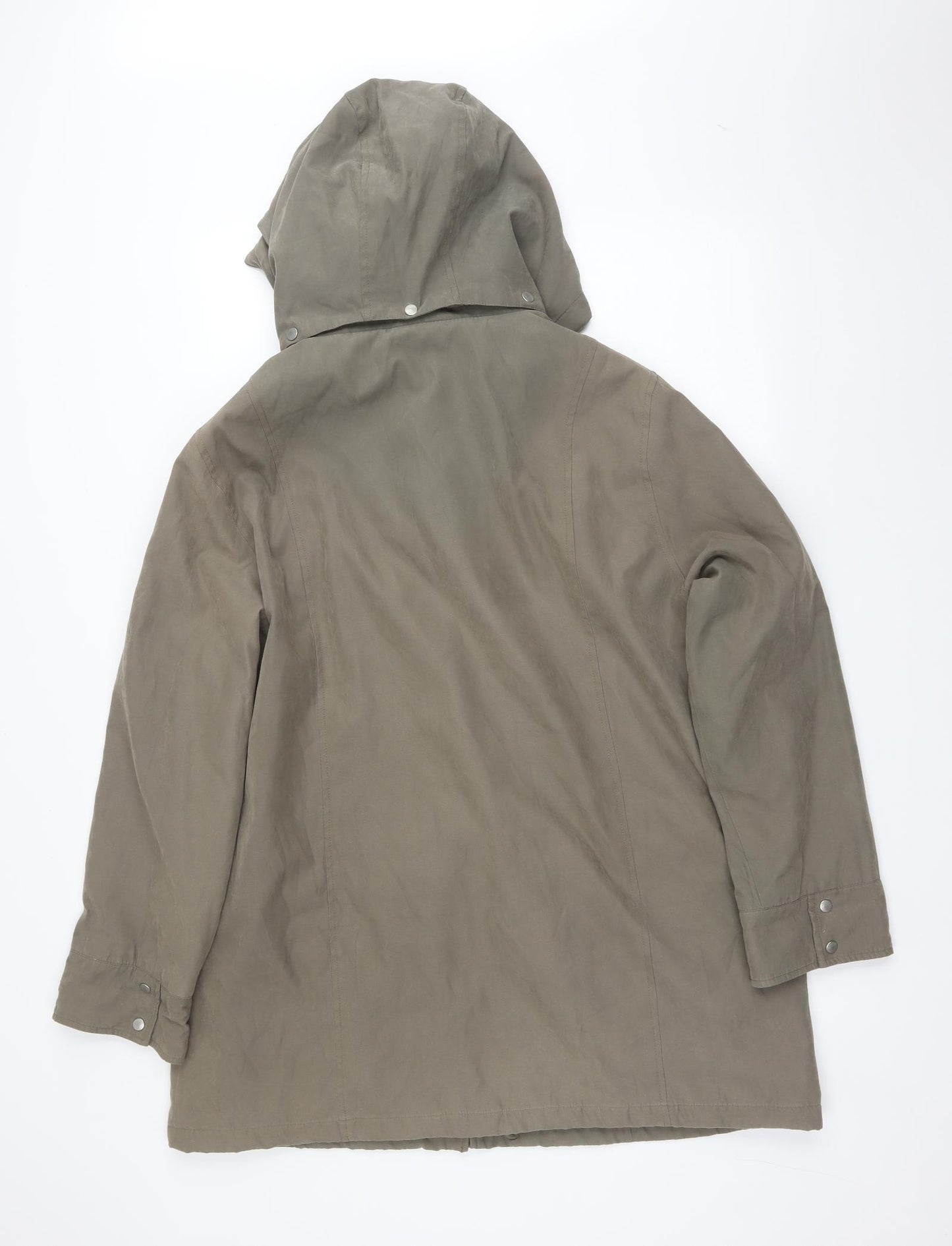 Debenhams Womens Green   Overcoat Coat Size 20
