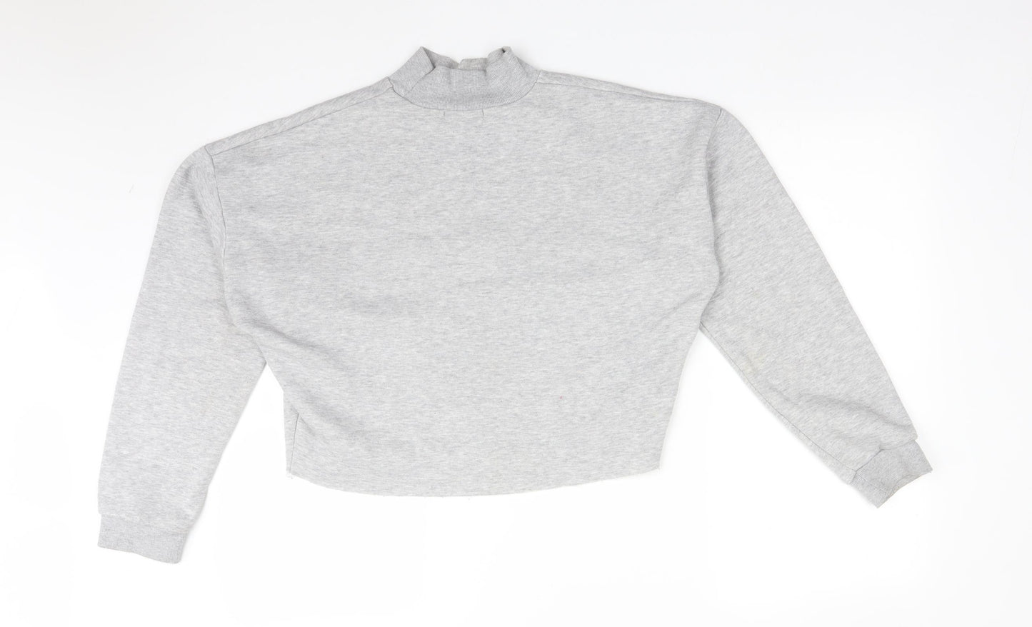 Primark Womens Grey  Cotton Pullover Sweatshirt Size S