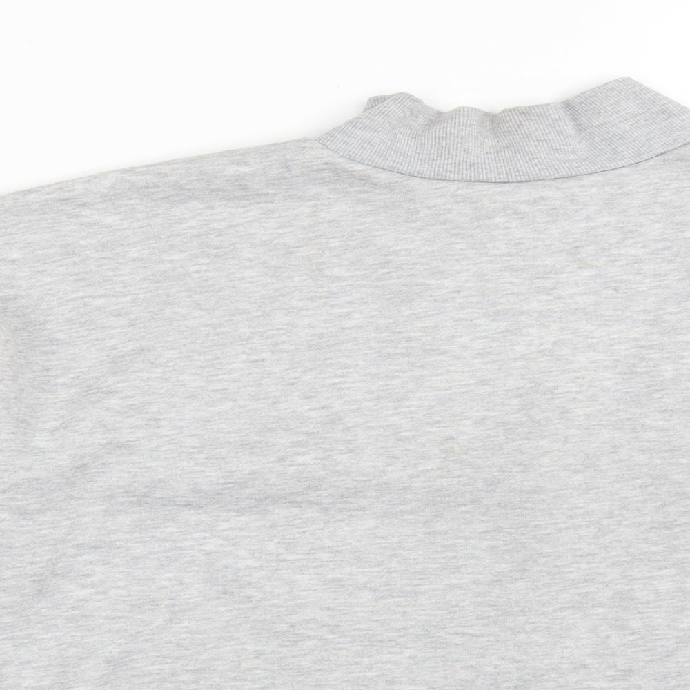 Primark Womens Grey  Cotton Pullover Sweatshirt Size S