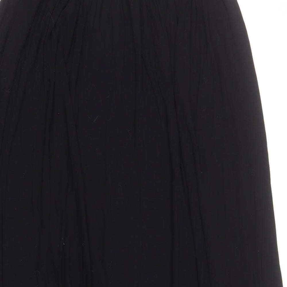 Boohoo Womens Black   A-Line Skirt Size 12