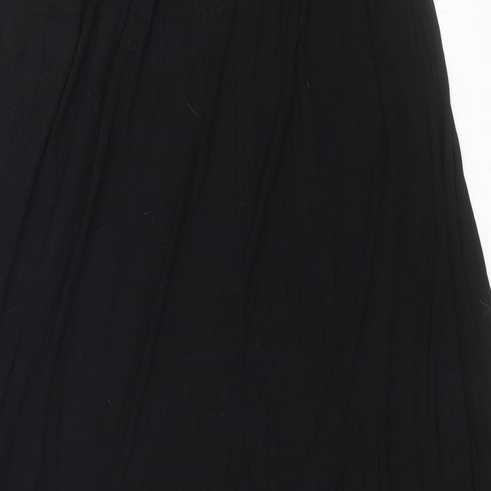 Boohoo Womens Black   A-Line Skirt Size 12