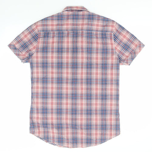 Threadbare Mens Multicoloured Plaid Cotton  Button-Up Size M Collared