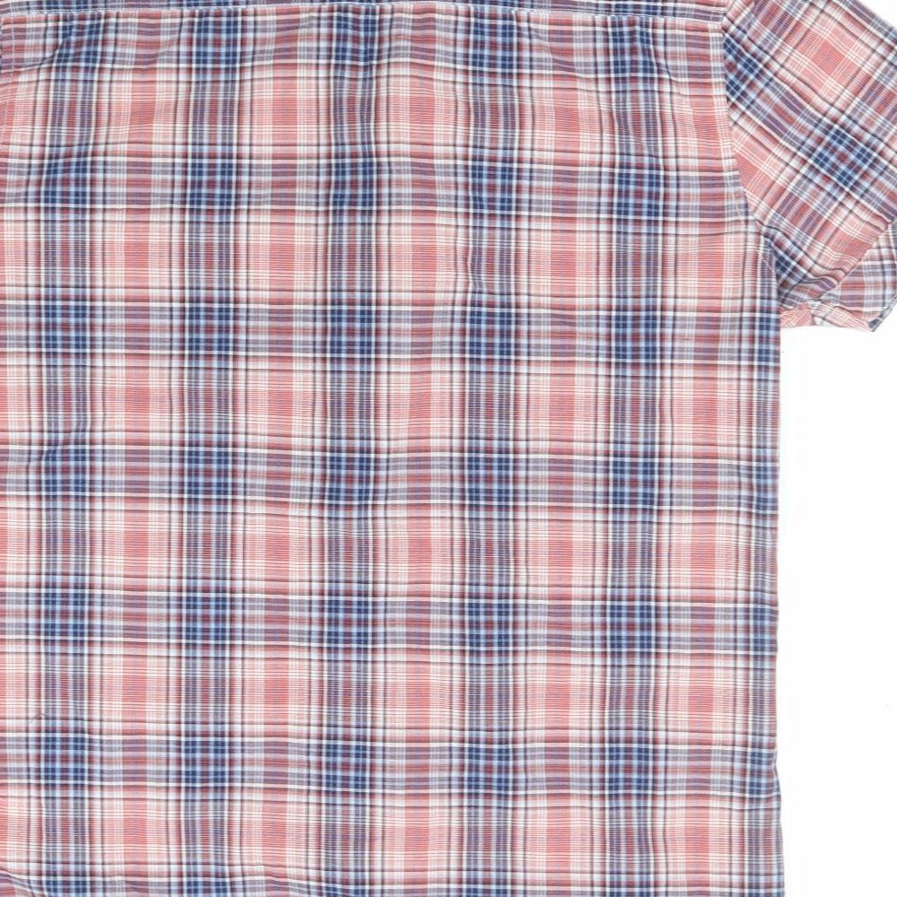 Threadbare Mens Multicoloured Plaid Cotton  Button-Up Size M Collared