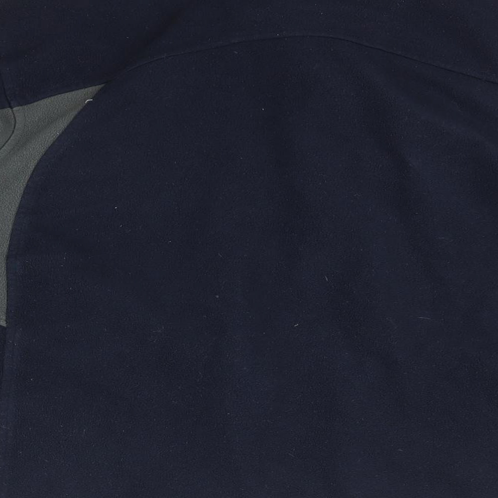 Regatta Mens Blue Crew Neck  Polyester Full Zip Jumper Size L