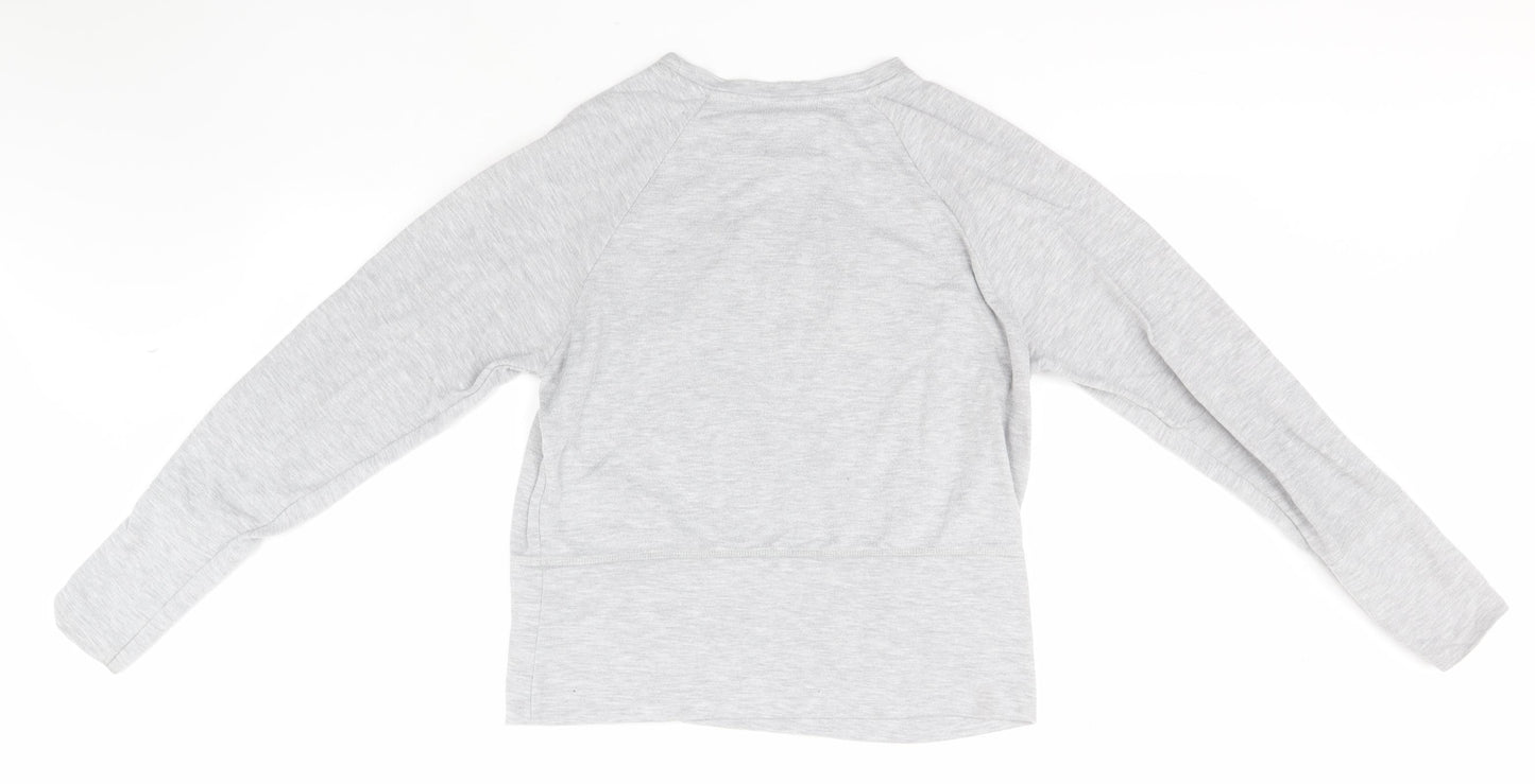 Primark Womens Grey Round Neck  Polyester Pullover Jumper Size 6   - Love