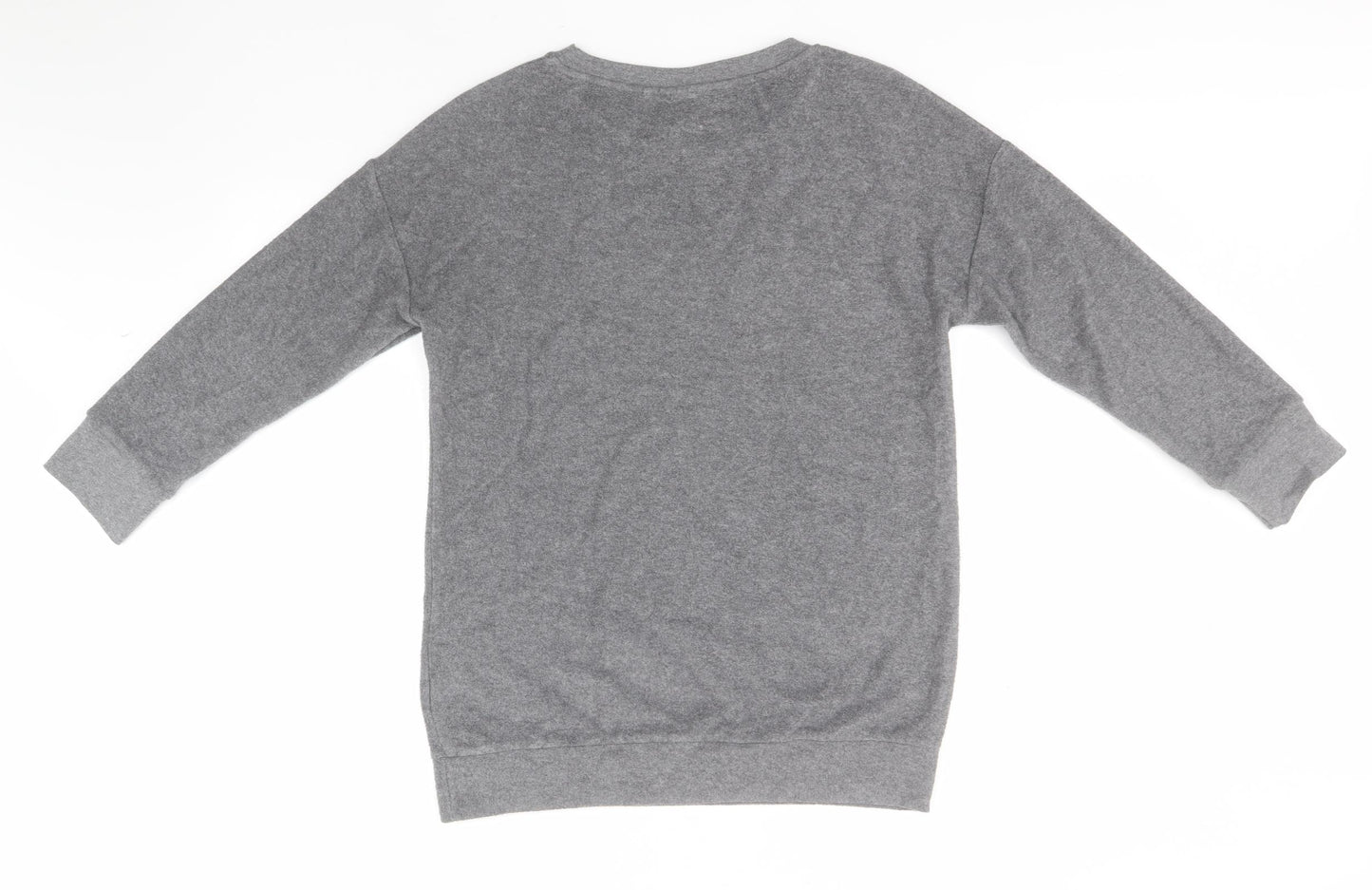 NEXT Girls Grey Round Neck  Polyester Pullover Jumper Size 12 Years   - New York City