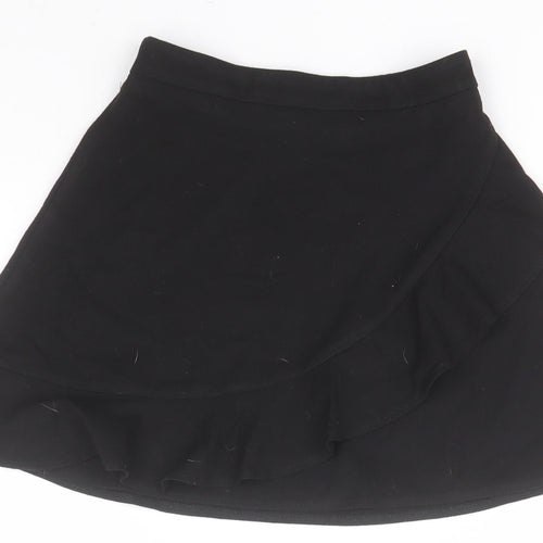 George Girls Black  Polyester A-Line Skirt Size 5-6 Years  Regular